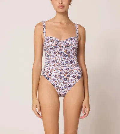 Cleobella Dahlia One Piece In Multicolor Floral (bellucci Print)