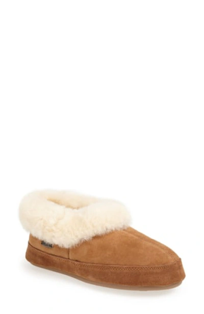 Acorn 'oh Ewe Ii' Genuine Sheepskin Slipper In Walnut