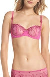 Simone Perele 'delice' Underwire Demi Bra In Rose Fuchsia