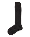 Falke Wool-blend Knee-high Socks In Anthracite