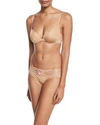 Wacoal Intuition Push-up Plunge Bra In Beige