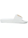 Giuseppe Zanotti White Briel Vague Slides