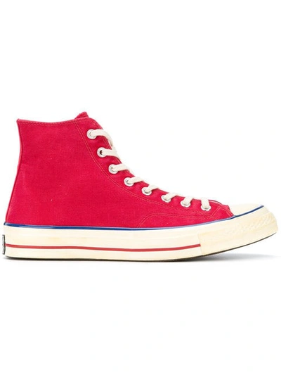 Converse Men's Chuck Taylor All Star 70 Vintage High Top Trainers In Red