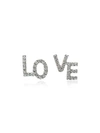 ROSA DE LA CRUZ Love钻石铆钉耳环,LV904018KWHITE12685068