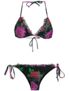 AMIR SLAMA FLORAL PRINT BIKINI SET,1020312400550