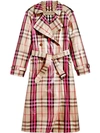 Burberry Laminated Cotton-blend Gabardine Trench Coat In Neutrals