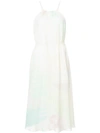 OSKLEN OSKLEN FLARED MIDI DRESS - WHITE,5384912601088