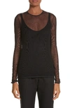 MAX MARA NADAR LAYERED MESH TOP,163102820000020