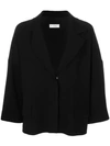 ALBERTO BIANI ALBERTO BIANI SINGLE BREASTED JACKET - BLACK,PP835AC002812698785