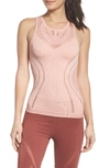 Alo Yoga Lark Tank In Powder Pink