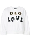 DOLCE & GABBANA Love金属感镶嵌套头衫,F9A96ZFU7DU12685599