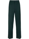 CARVEN CARVEN HIGH-WAIST TROUSERS - GREEN,2079P700112675275