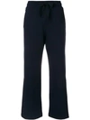 MONCLER MONCLER HIGH WAISTED TRACK PANTS - BLUE,8774100809AB12678690