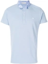 ETRO paisley collar polo shirt,1Y801830012697820