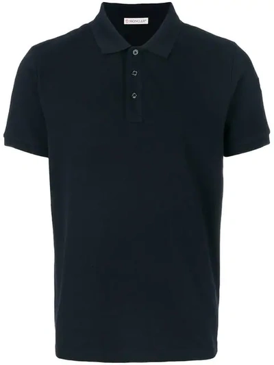 Moncler Classic Polo Shirt In 773 Navy