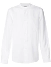 Aspesi Mandarin-collar Shirt In White
