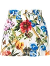 DOLCE & GABBANA classic floral shorts,FTAGOTFS57R12698673