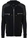 BALMAIN BIKER SWEATSHIRT,S8H6262J036B12544002