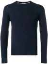 Paolo Pecora Crew Neck Jumper - Blue In Blue
