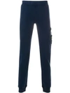 STONE ISLAND STONE ISLAND FITTED TRACK trousers - BLUE,68156166012679843