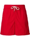 Polo Ralph Lauren Embroidered-logo Corduroy Shorts In Red