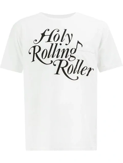 Takahiromiyashita The Soloist Holy Rolling Roller印花t恤 In White