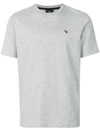 Ps By Paul Smith Slim Fit Zebra Logo T-shirt In Gray-grey