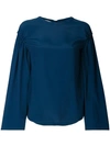 CEDRIC CHARLIER ROUND NECK BLOUSE,A0203394212692361