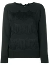 MARC JACOBS FRINGED SWEATSHIRT,M400714112703095