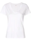 Vince Essential V-neck Pima Cotton T-shirt In White