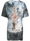 BALMAIN bleached effect T-shirt,128106715I12527627