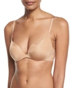 Wacoal Intuition Push-up Plunge Bra In Beige