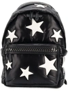 STELLA MCCARTNEY STELLA MCCARTNEY FALABELLA GO STARS BACKPACK - BLACK,489697W815212687664