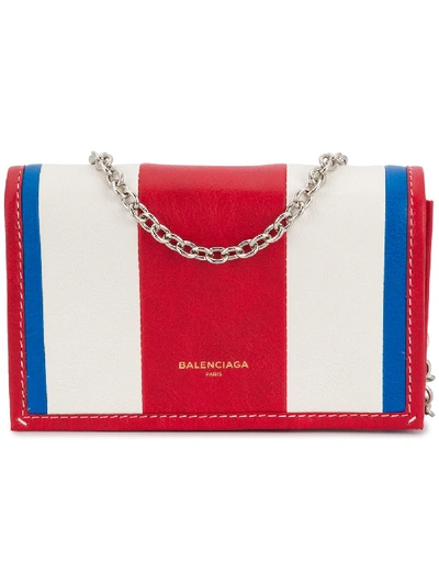 Balenciaga Bazar Chain Crossbody Bag In Multicolour
