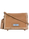 PRADA Etiquette studded shoulder bag,1BD082VOBOPEO12618780