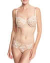 LISE CHARMEL CHARMING GUIPURE LACE DEMI-CUP BRA,PROD202360118