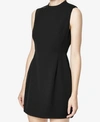 French Connection 'sundae' Stretch Minidress In Black