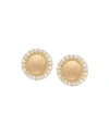 Jamie Wolf Diamond Edge Stud Earrings In Gold