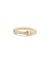 DAVID YURMAN PETITE PAVE BAR RING W/ DIAMONDS IN 18K YELLOW GOLD,PROD208670046