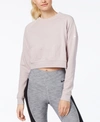 NIKE CROPPED FRENCH TERRY TRAINING TOP