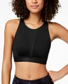 CALVIN KLEIN PERFORMANCE HIGH-NECKLINE RACERBACK MEDIUM-SUPPORT SPORTS BRA