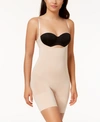 SPANX ONCORE OPEN-BUST MID-THIGH BODYSUIT