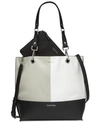 CALVIN KLEIN SONOMA REVERSIBLE NOVELTY TOTE WITH POUCH