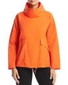 Eileen Fisher Organic Cotton/nylon Pullover Jacket In Hot Red