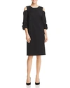 LAFAYETTE 148 WILLA COLD-SHOULDER SHIFT DRESS,MDX90R-3966