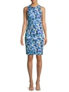 CALVIN KLEIN Floral-Print Sheath Dress,0400097134764