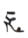 GIVENCHY STUDDED LEATHER SANDALS,10508619