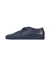 COMMON PROJECTS BLUE LOW TOP SNEAKER,10492986