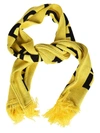 OFF-WHITE OFF-WHITE FIRE TAPE SCARF,10505397