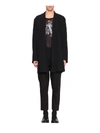 ANN DEMEULEMEESTER WOOL AND VISCOSE COAT,10507421